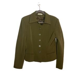 Blu Nauta Womens work blazer olive green workwear‎